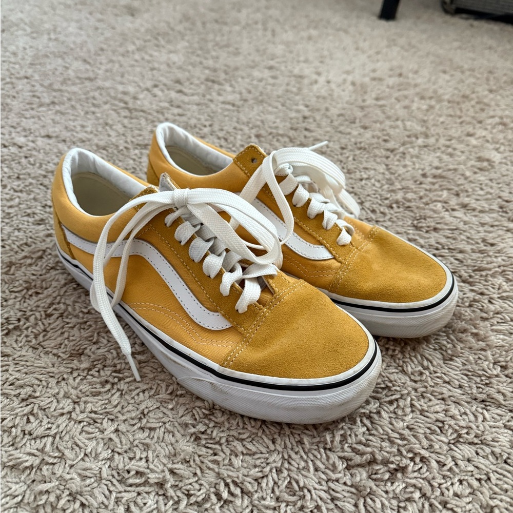 Yellow Old School Vans